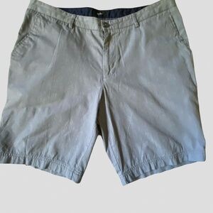 Boss Hugo Boss Mens Grey Cotton Clyde Fit Casual Vacation Summer Shorts-Sz-38R